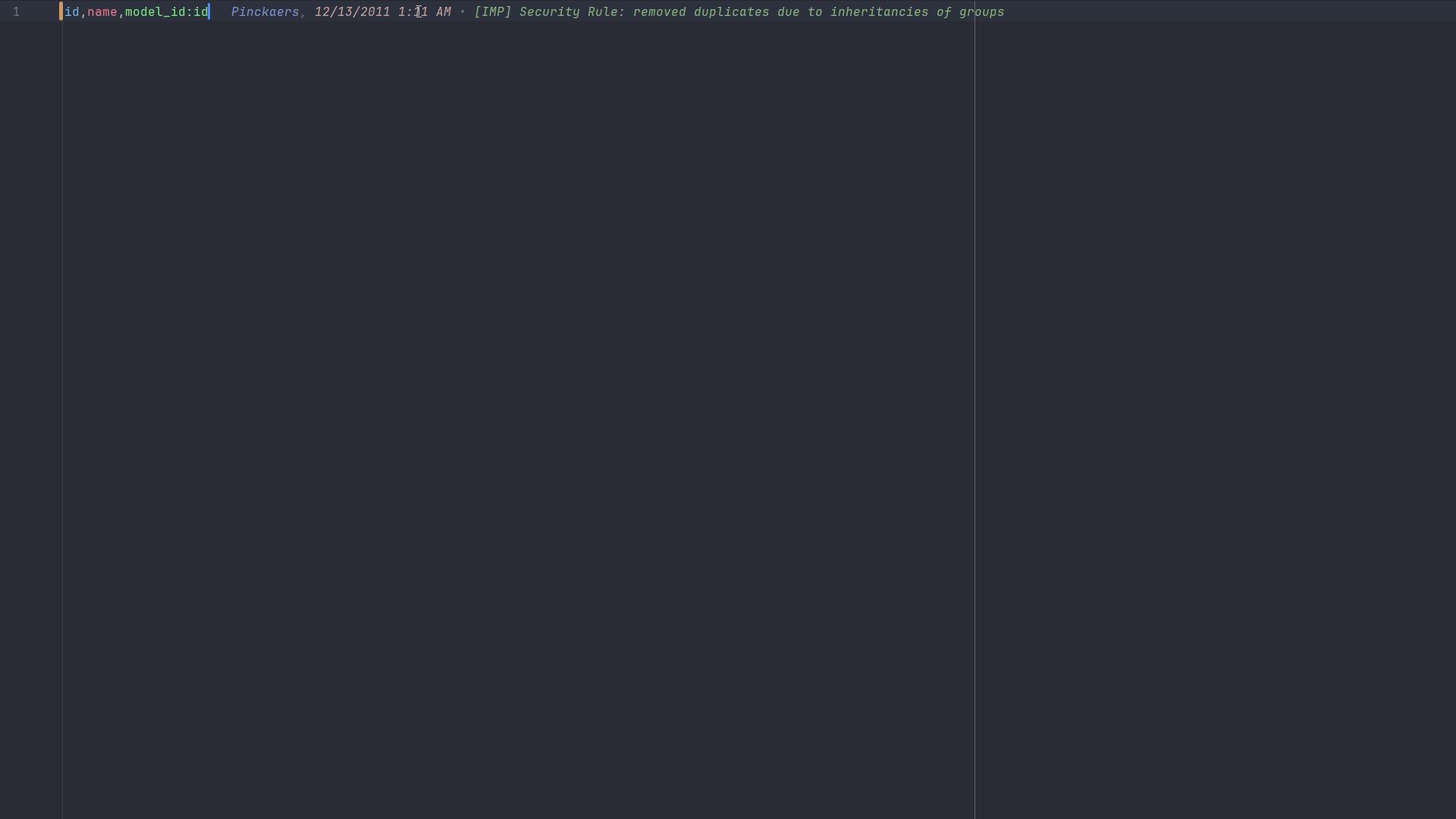 Ctrl+clicking an external id declared in a CSV data file